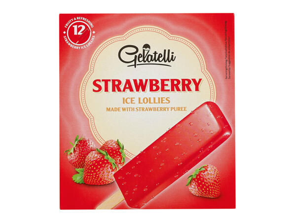 Glaces à la fraise