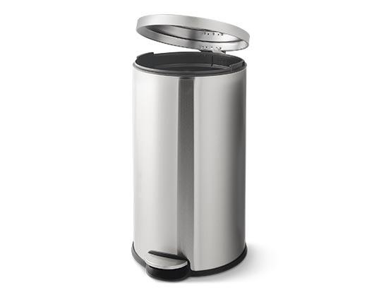 Easy Home 10.5 Gallon Stainless Steel Trash Can