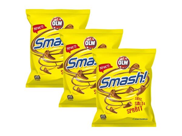 OLW Smash - Chocolate covered corn snacks