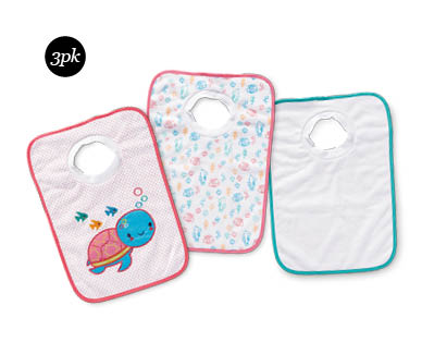 Pull Over Baby Bibs 3pk