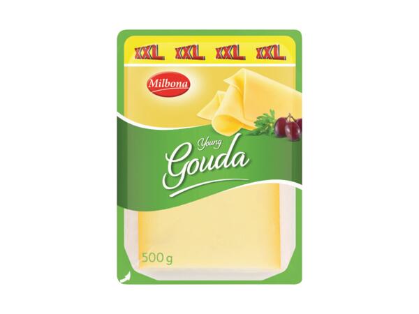 Goudaost i skivor