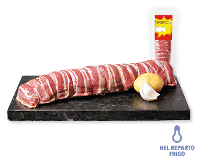 Filetto di maiale avvolto nella pancetta