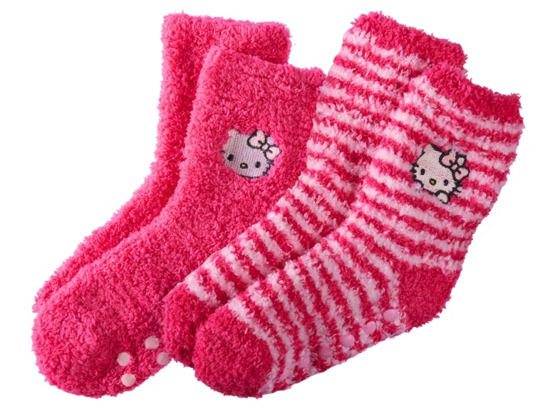 Girls' Plush Socks ''Hello Kitty''
