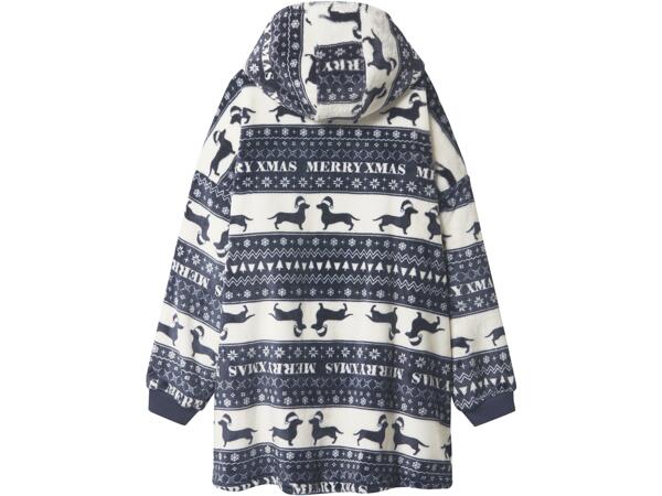 Oversize hoodie i plysch