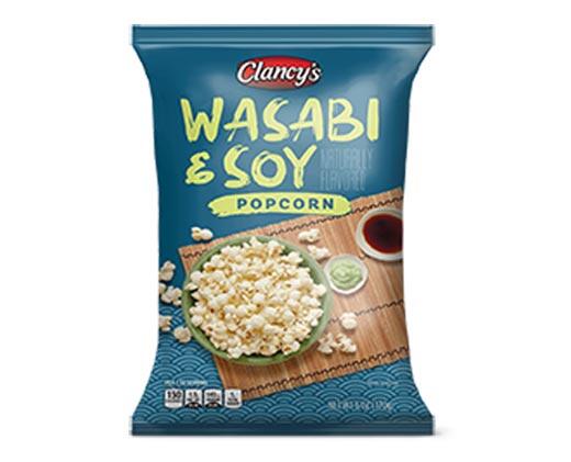 Clancy's 
 Cheddar Jalapeño or Wasabi & Soy Popcorn