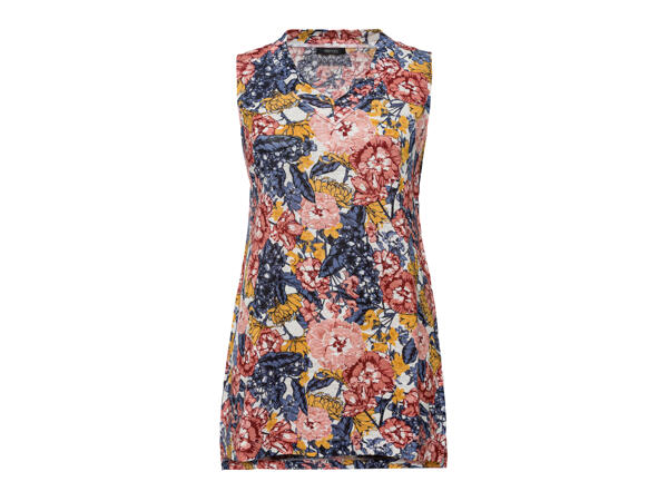 Ladies' Linen Long Vest Top