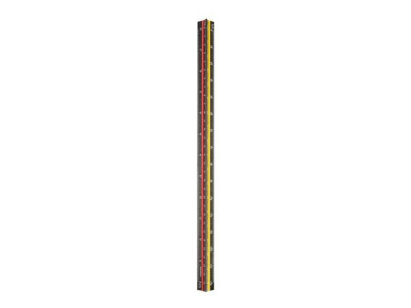 Multi-angle ruler, architect triangular scale or quick square