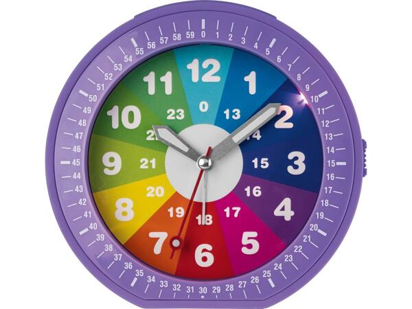 Educational alarm clock