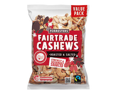 Roasted and Salted Fairtrade Cashews 1kg