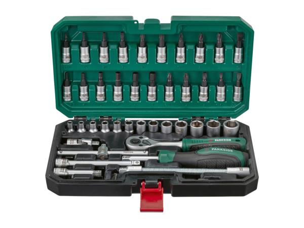 Parkside Ratchet Set - 46 Piece Set