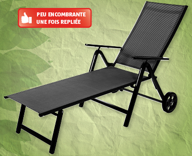 Chaise longue en aluminium GARDENLINE(R)
