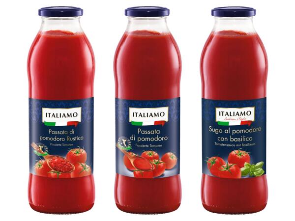 Passierte Tomaten oder Tomatensauce
