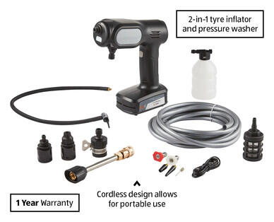 Car Pressure Washer and Tyre Inflator