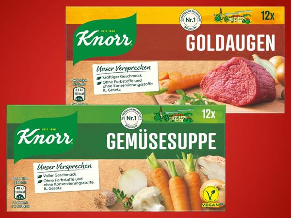Gemüse oder Rindsuppe