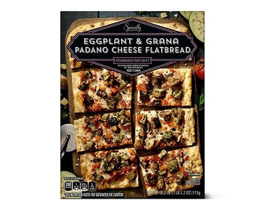 Specially Selected 
 Eggplant Grana or Spicy Pepperoni Flatbread