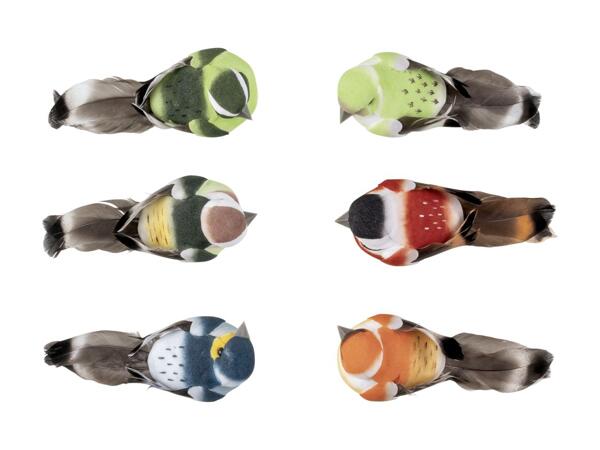 Livarno Home Decorative Clips - 6 Pack - Birds
