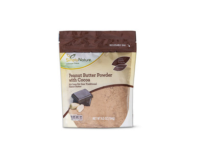 SimplyNature Peanut Butter Powder Original or with Cocoa