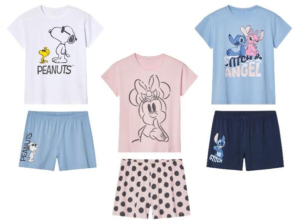 Dívčí pyžamo "Disney" s kraťasy, z čisté bavlny
