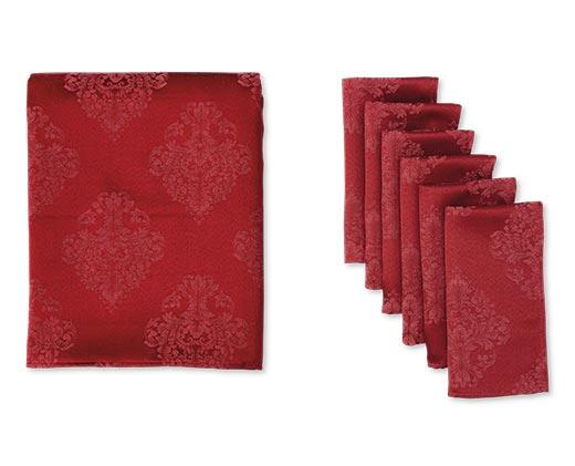 Huntington Home 
 Jacquard Tablecloth and Napkin Set