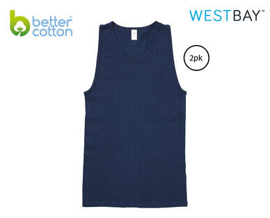 Singlet 2pk or Crew Neck Tee 2pk