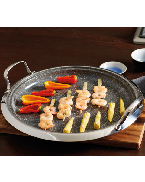 Ceramic Coated Round Grill Plate