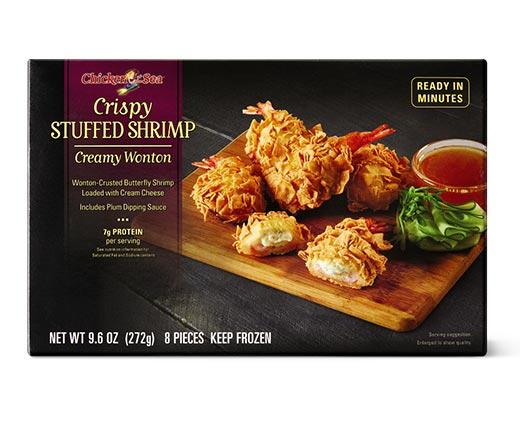 Chicken of the Sea 
 Crispy Stuffed Shrimp Assorted Varieties