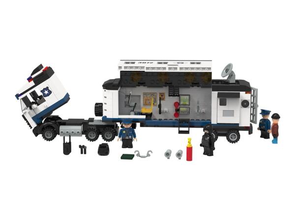 Lupilu Police Truck Clippys Set - 489 Pieces