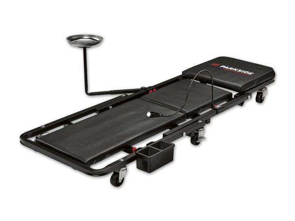 Montage-Rollbrett und Werkstatthocker