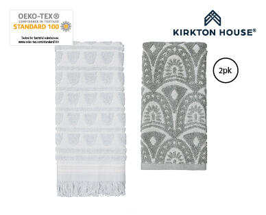 Designer Accent Hand Towel 2pk