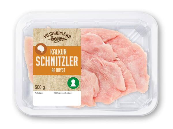 VILSTRUPGÅRD Kalkununderlår, -overlår eller -schnitzler af brystfilet