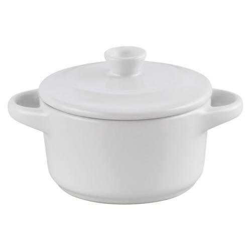 Mini Ceramic Baking Dish - Casserole, White