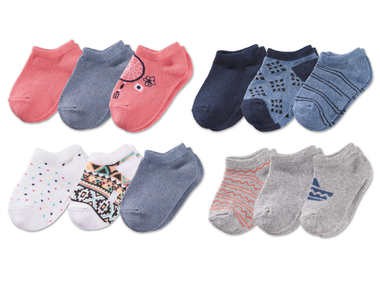 LUPILU(R) Kleinkinder Sneakersocken, 3 Paar1