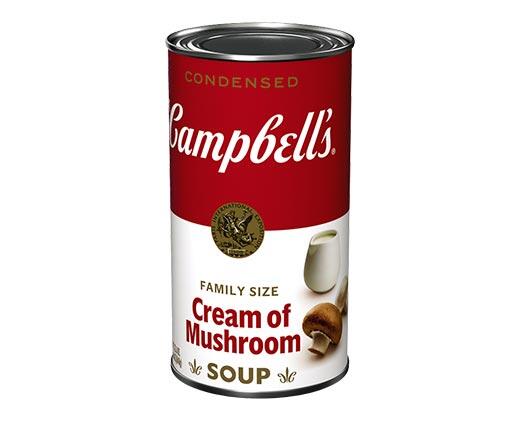 Campbell's 
 Family Size Condensed Cream of Mushroom Soup