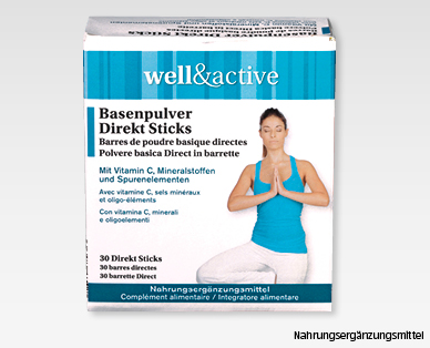 WELL&ACTIVE Basenpulver-Direkt Sticks