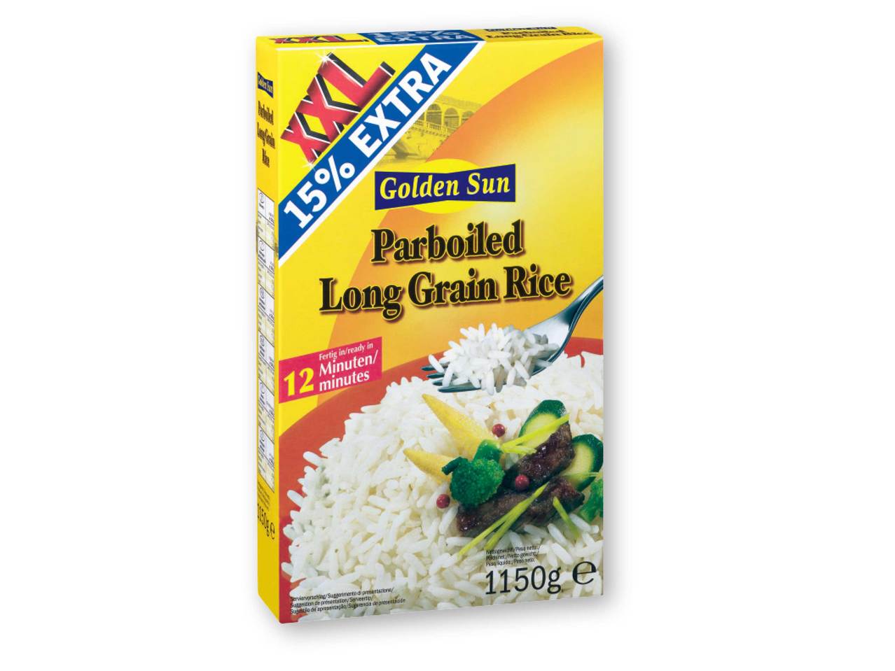 GOLDEN SUN Parboiled Long Grain Rice