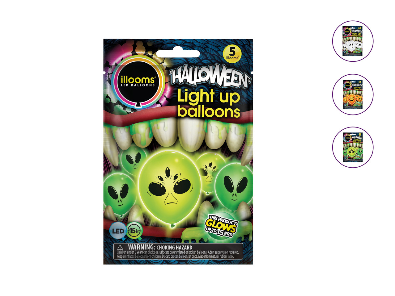 Ilooms Halloween Light-Up Balloons1