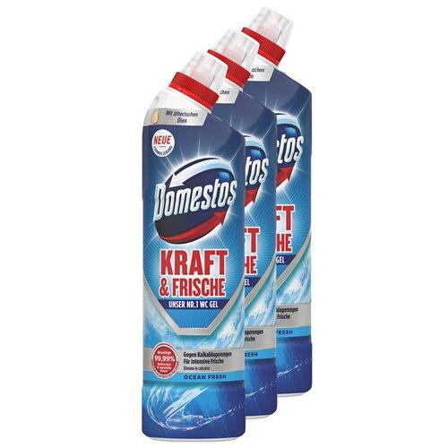 DOMESTOS gel WC 3x750ml