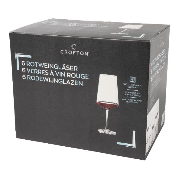 CROFTON(R) 				Kristall-Weingläser, 6 St.