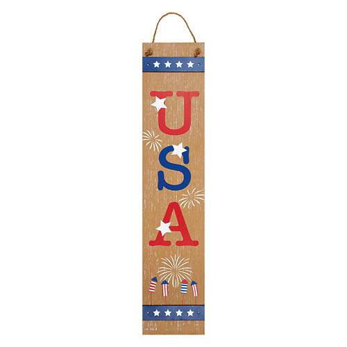 47" Reversible Porch Sign - USA/Sunshine