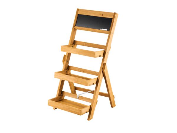Wooden plant ladder stand
