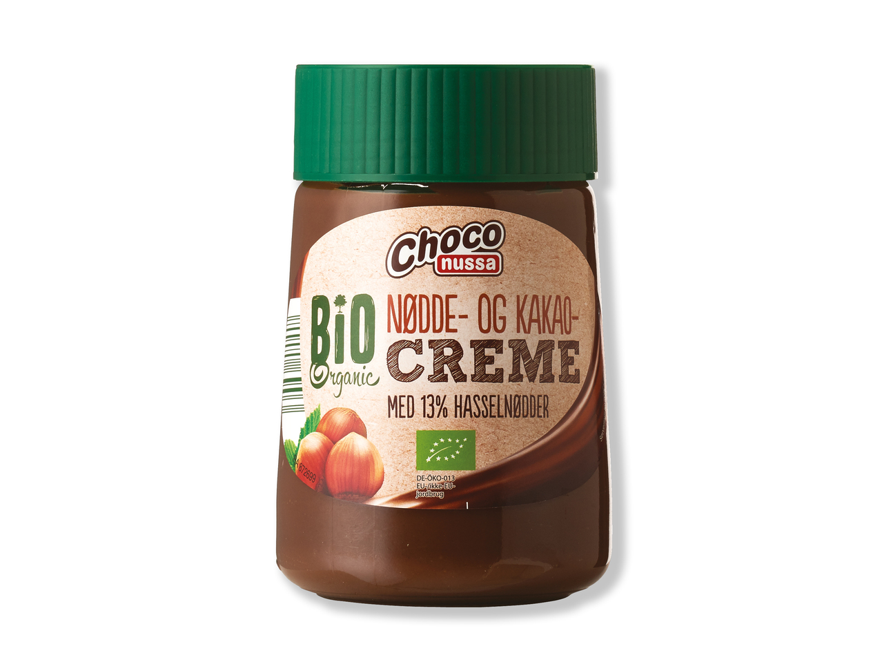CHOCO NUSSA Økologisk nødde- og kakaocreme