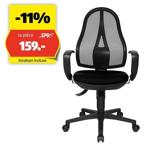 TOPSTAR Chaise de bureau Open Point SY OP20Q G20, noir