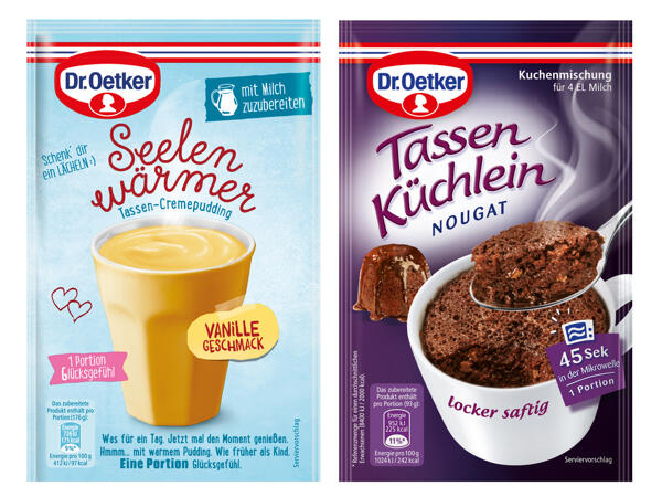 Dr. Oetker Tassenküchlein oder Seelenwärmer