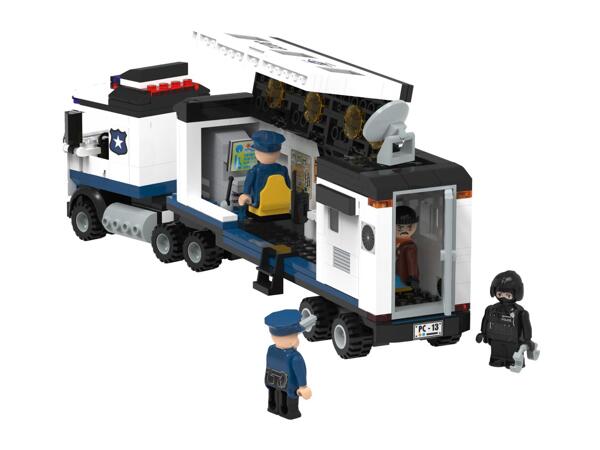 Lupilu Police Truck Clippys Set - 489 Pieces