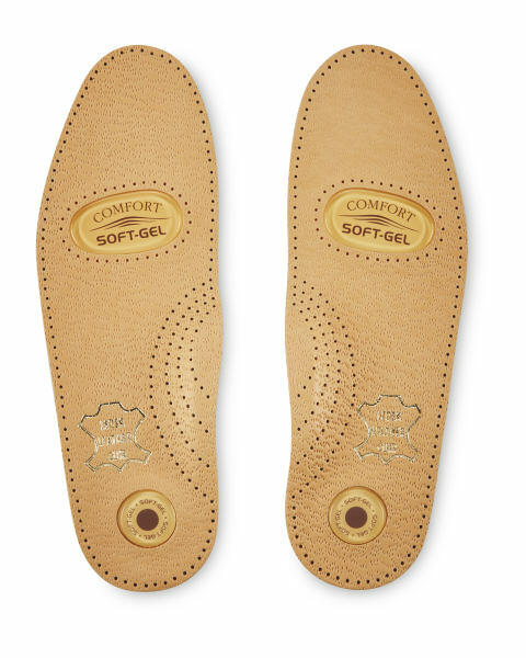 Bale Gel Heel Pad Leather Insoles