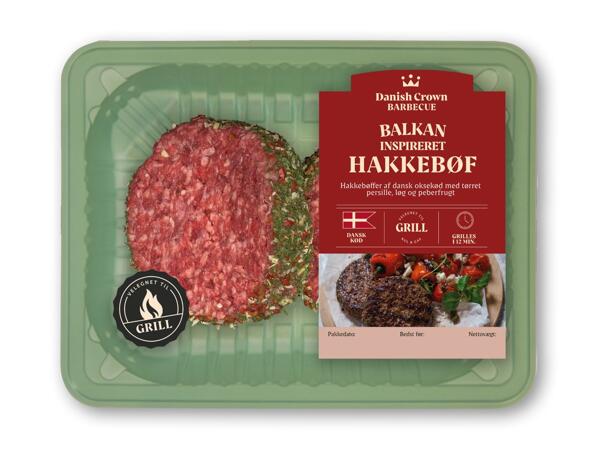 Kantkrydrede hakkebøffer