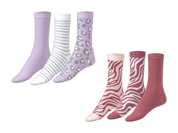 Chaussettes douillettes, 3 paires
