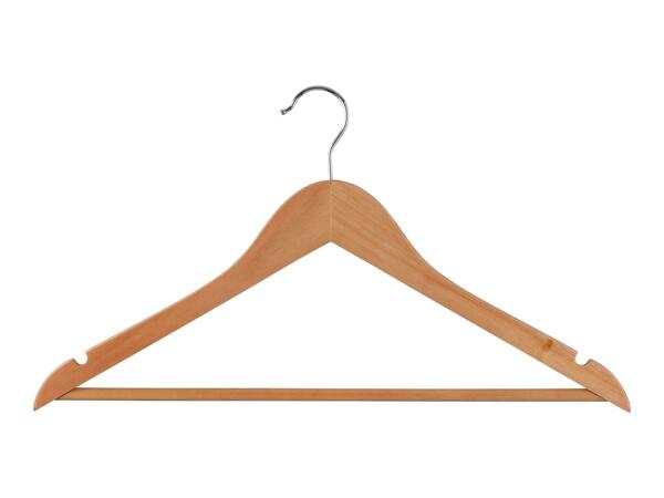 Livarno Home Wooden Coat Hangers - 6 pack - Style 1