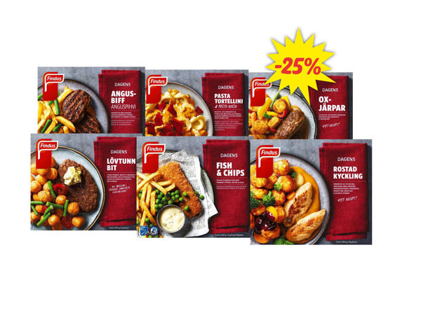 Findus färdigrätter