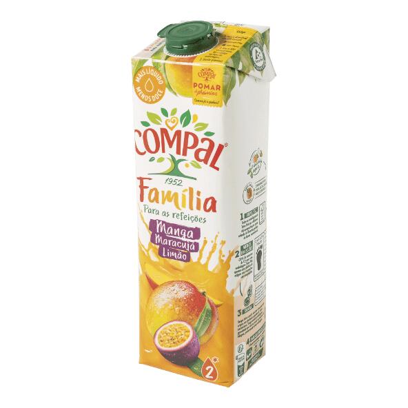 COMPAL(R) 				Mango-, Passionsfrucht- und Zitronennektar